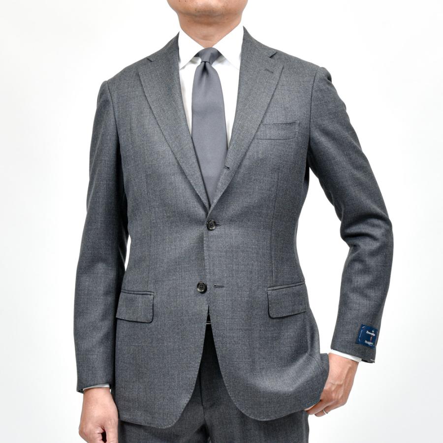guji（グジ）ウールサージ3B1プリーツスーツ MADE BY RING JACKET / Ermenegildo Zegna - ISLAND FLEECE 17152202028の画像