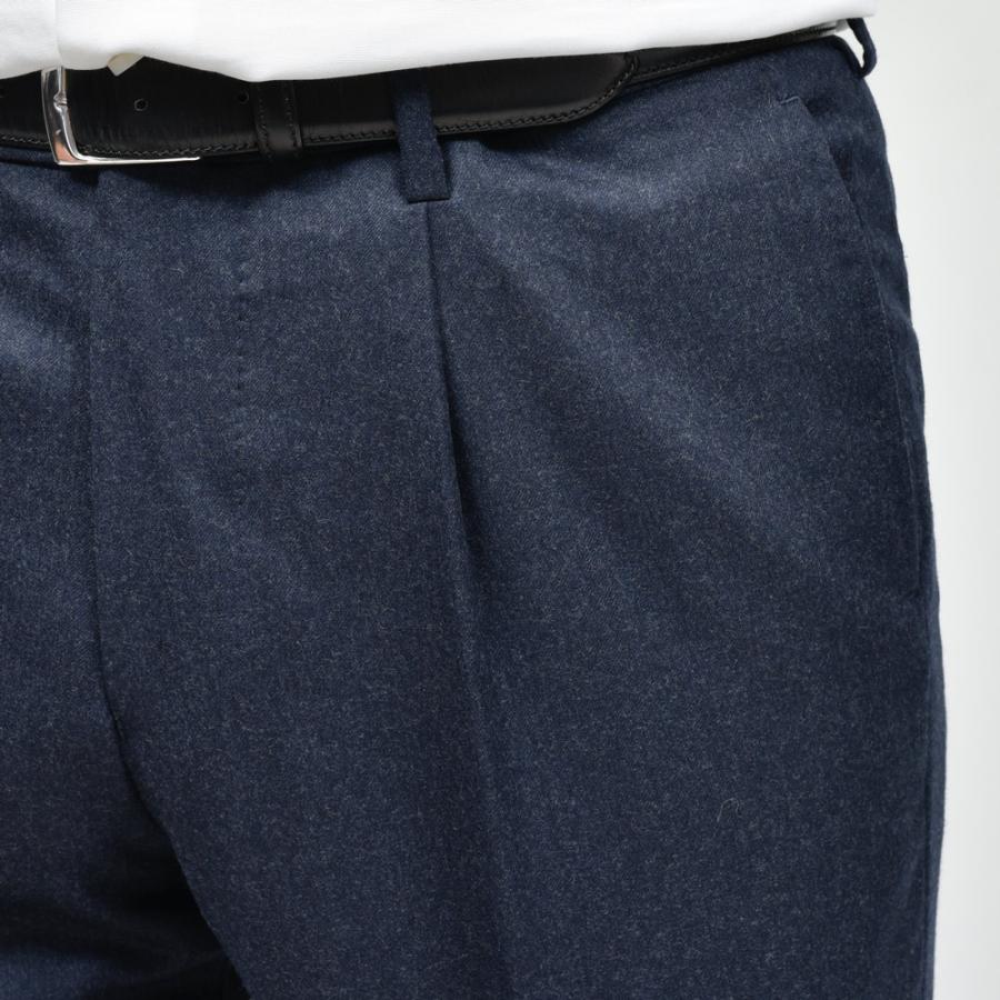 guji（グジ）ウールフランネル3B1プリーツスーツ MADE BY RING JACKET / VITALE BARBERIS CANONICO 17152203028の画像