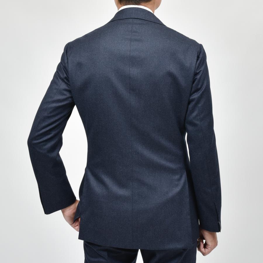 guji（グジ）ウールフランネル3B1プリーツスーツ MADE BY RING JACKET / VITALE BARBERIS CANONICO 17152203028の画像
