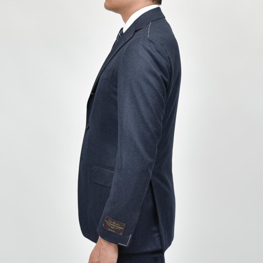 guji（グジ）ウールフランネル3B1プリーツスーツ MADE BY RING JACKET / VITALE BARBERIS CANONICO 17152203028の画像