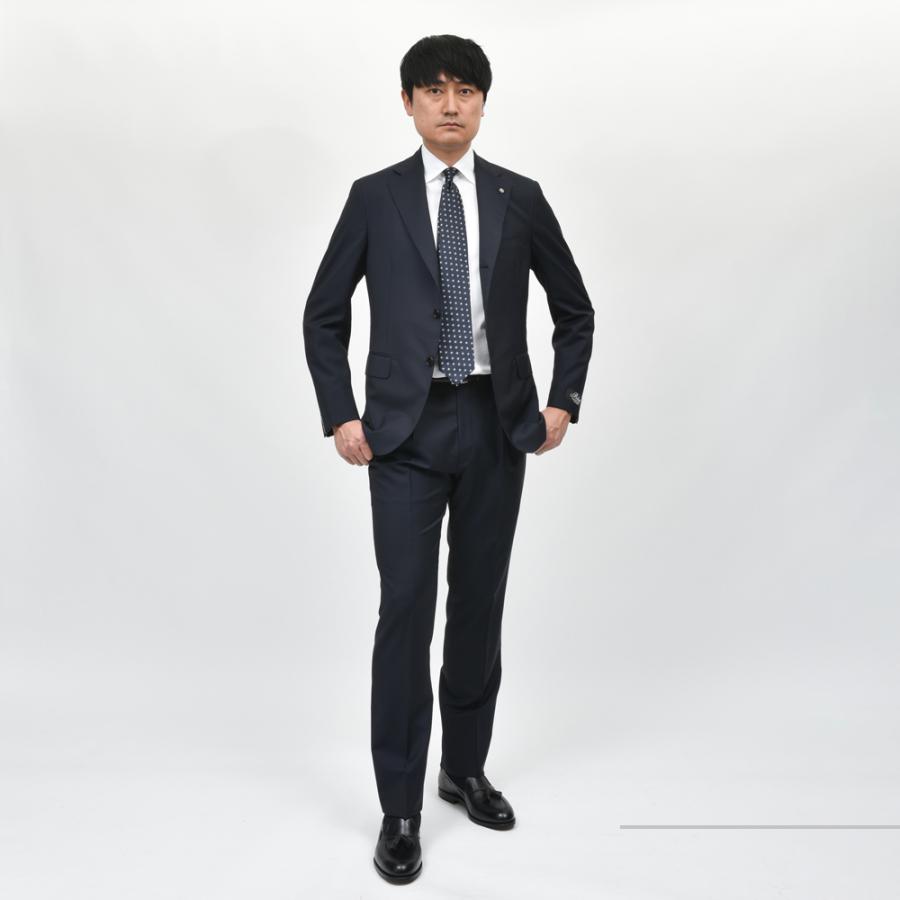 Belvest（ベルベスト）ウールモヘア3B1プリーツスーツ 17155200020 