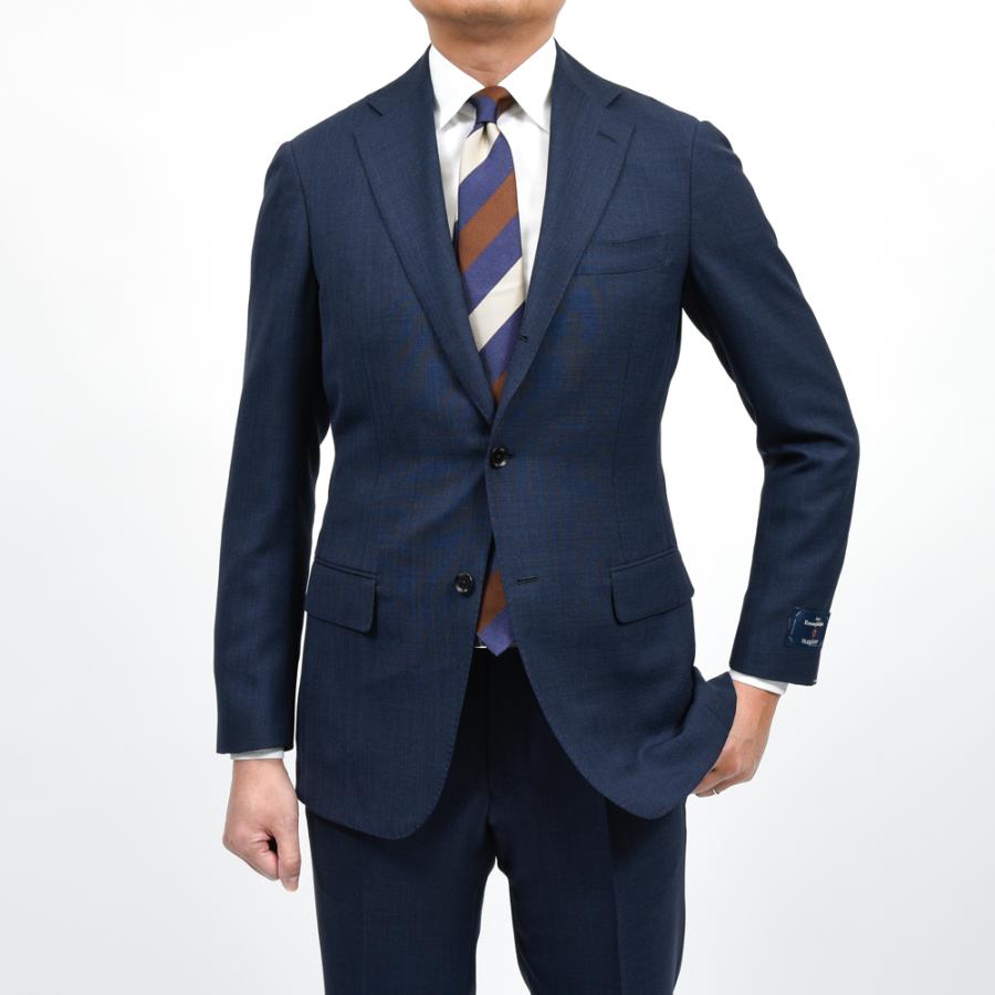guji（グジ）ウールトロピカル3B1プリーツスーツ MADE BY RING JACKET / Ermenegildo Zegna - ISLAND FLEECE 17161206028の画像