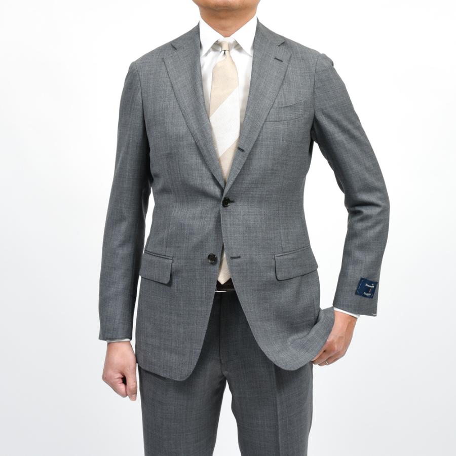 guji（グジ）ウールトロピカル3B1プリーツスーツ MADE BY RING JACKET / Ermenegildo Zegna - ISLAND FLEECE 17161206028の画像