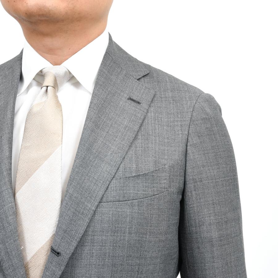 guji（グジ）ウールトロピカル3B1プリーツスーツ MADE BY RING JACKET / Ermenegildo Zegna - ISLAND FLEECE 17161206028の画像