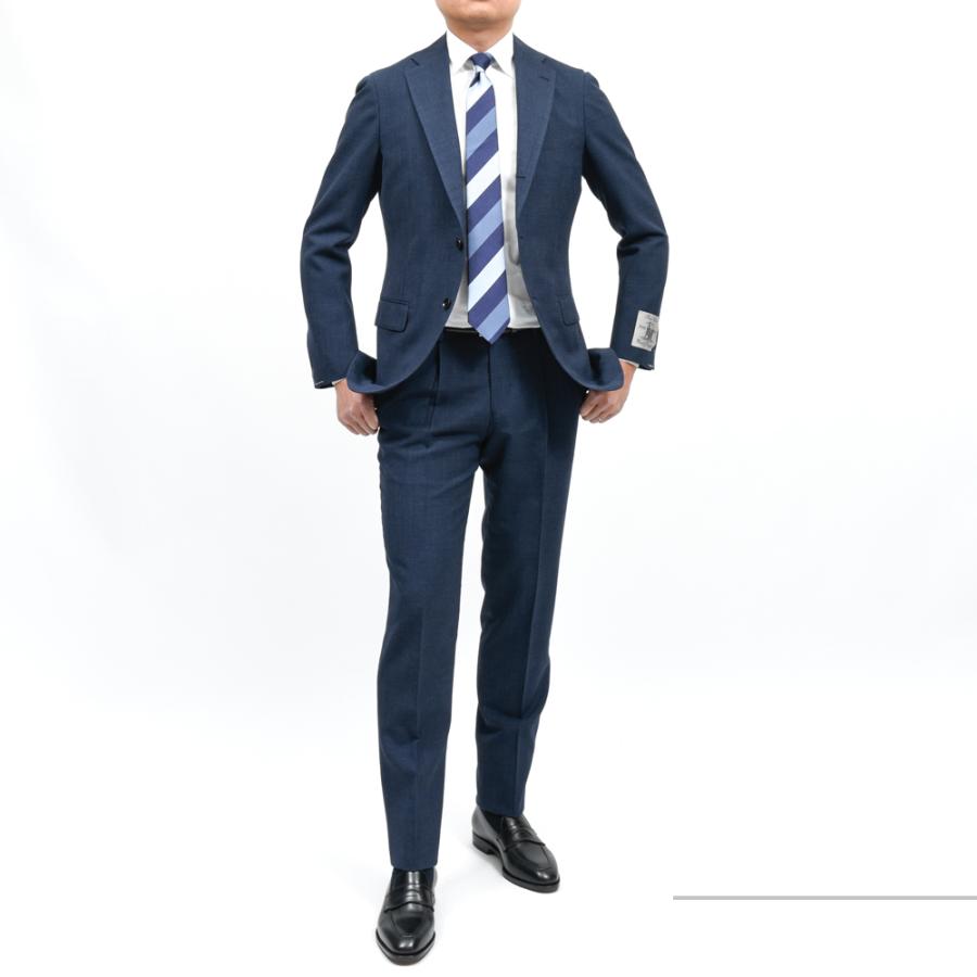 guji（グジ）ウールフレスコ3B1プリーツスーツ MADE BY RING JACKET 