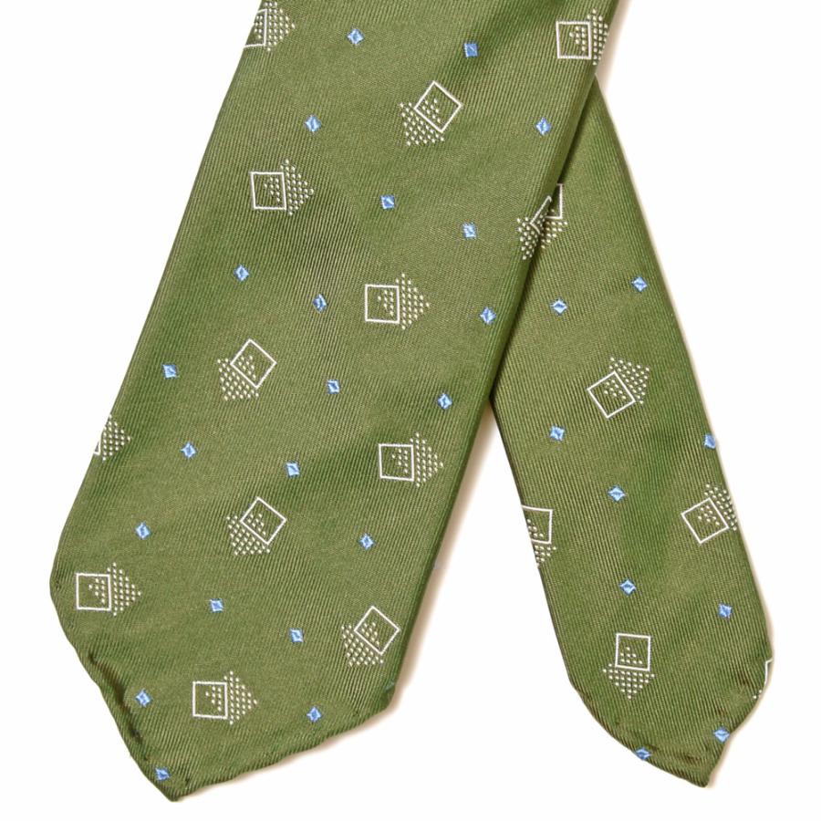 TIE YOUR TIE（タイ ユア タイ）シルク小紋スクエア×ドットセッテピエゲタイ 66876 18235201179｜guji｜06