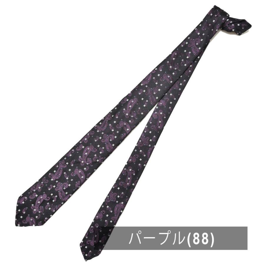 TIE YOUR TIE（タイ ユア タイ）シルクジャガードペイズリーセッテピエゲタイ MA4549 18236225179｜guji｜05