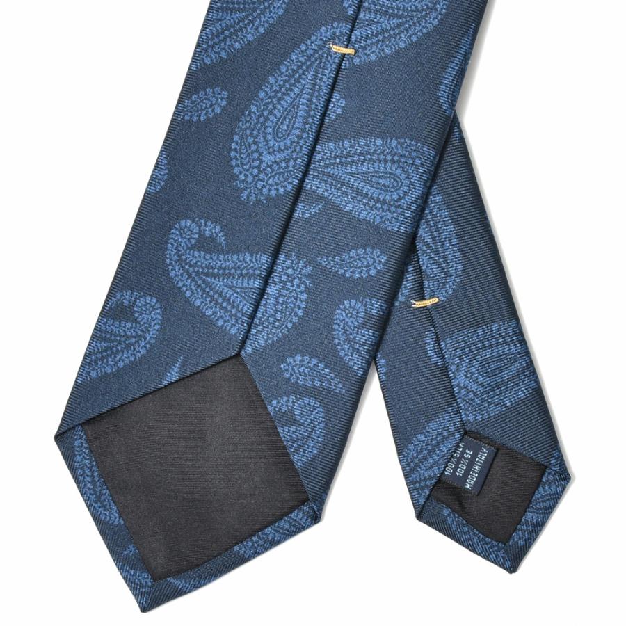 FRANCO BASSI（フランコ バッシ）シルクレップペイズリープリントタイ