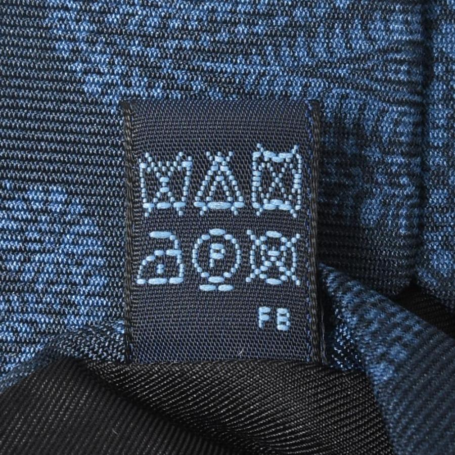 FRANCO BASSI（フランコ バッシ）シルクレップペイズリープリントタイ