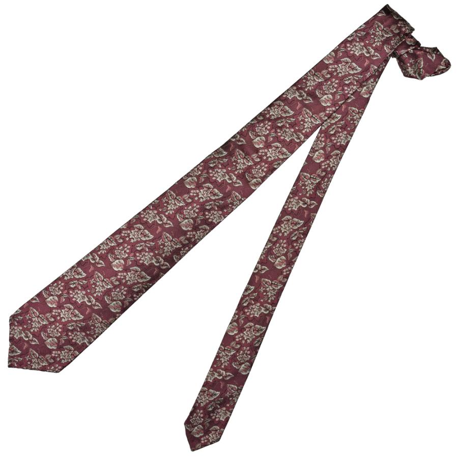 TIE YOUR TIE タイユアタイ セッテピエゲ 花柄 シルク ネクタイ TIE YOUR TIE（タイ ユア タイ）シルクフラワーパターンタイ