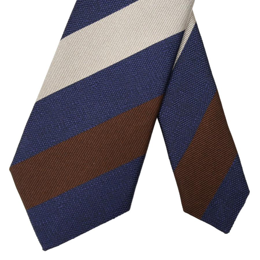 Seaward & Stearn（シーワード スターン）シルクストライプタイ