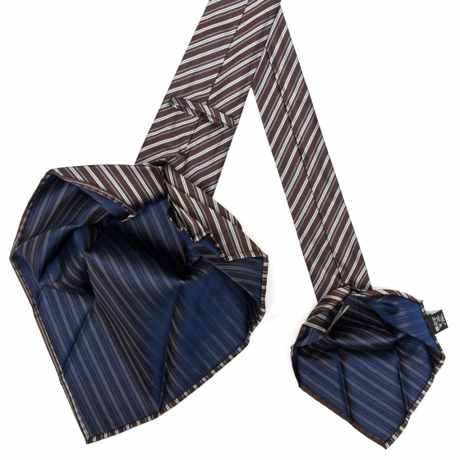SALE30】TIE YOUR TIE（タイ ユア タイ）シルクストライプタイ