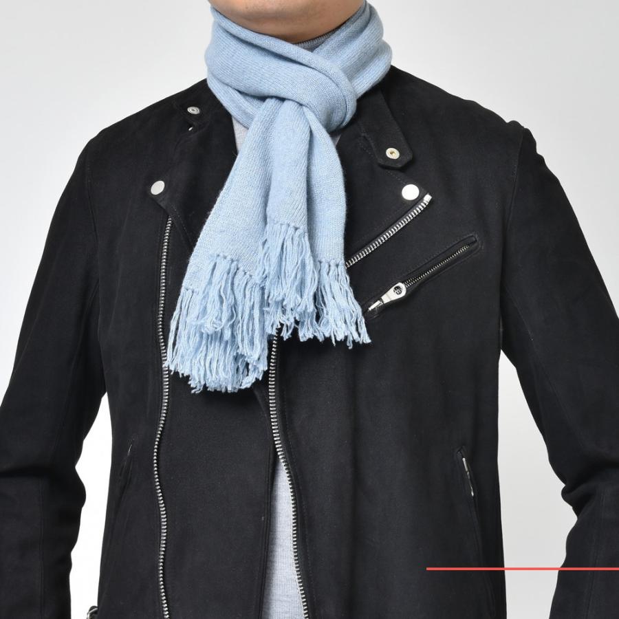 MONARO FIRENZE カシミア100% ニット　マフラー　ブラック MONARO（モナーロ）LoroPianaロロピアーナ ベビーカシミアニット
