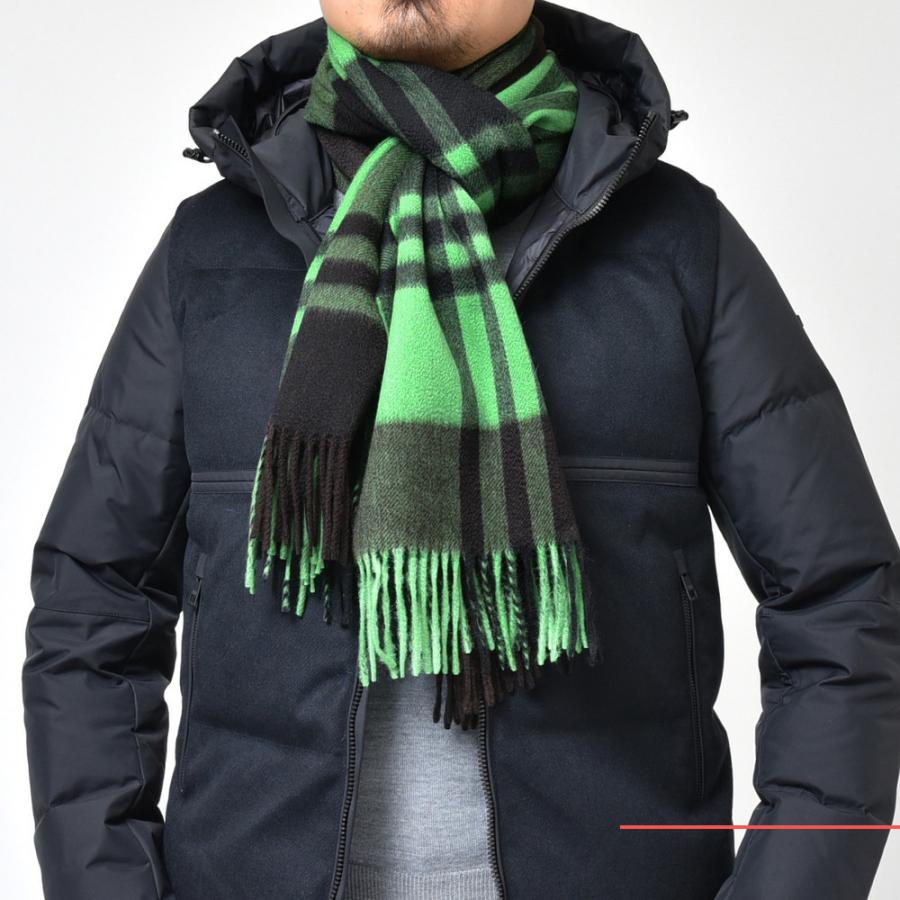 Joshua Ellis（ジョシュア エリス）カシミアブラックウォッチ大判