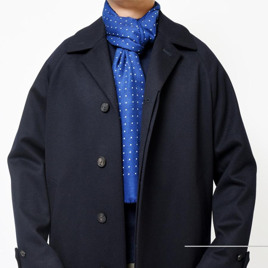 BEGG X CO(ベグ アンド コー)シルキーカシミアドットストール BEGG X CO(ベグ アンド コー)シルキーカシミアドットストール