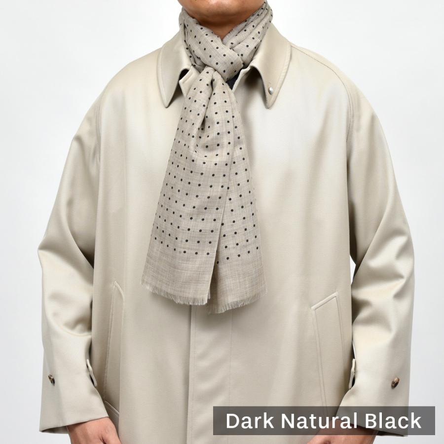 BEGG X CO（ベグ アンド コー）シルキーカシミアドットストール Wispy