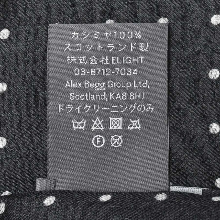 BEGG X CO（ベグ アンド コー）シルキーカシミアドットストール Wispy