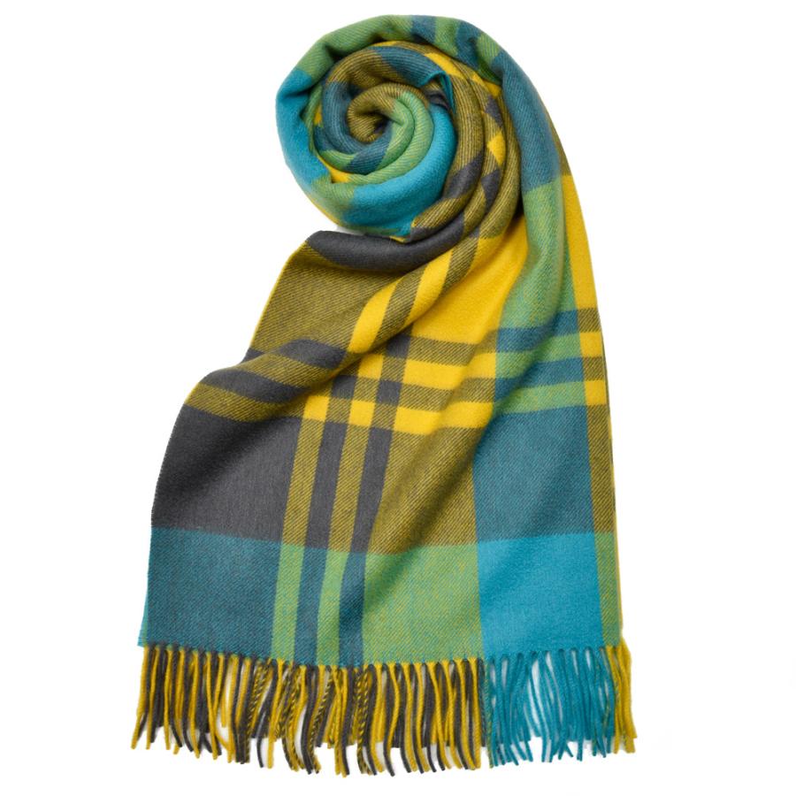 Joshua Ellis（ジョシュア エリス）カシミアタータンチェック大判