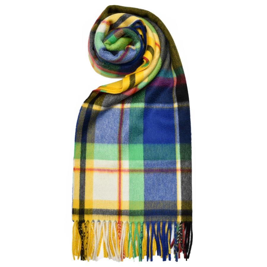 Joshua Ellis（ジョシュア エリス）カシミアタータンチェックマフラー