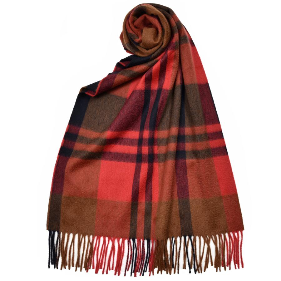 Joshua Ellis（ジョシュア エリス）カシミアタータンチェックマフラー