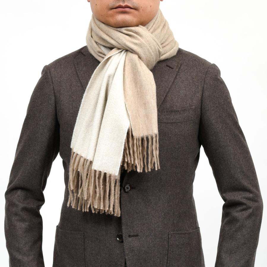 BEGG X CO（ベグ アンド コー）カシミアダブルフェイスストール / Arran Semi Reversible 18352200059の画像
