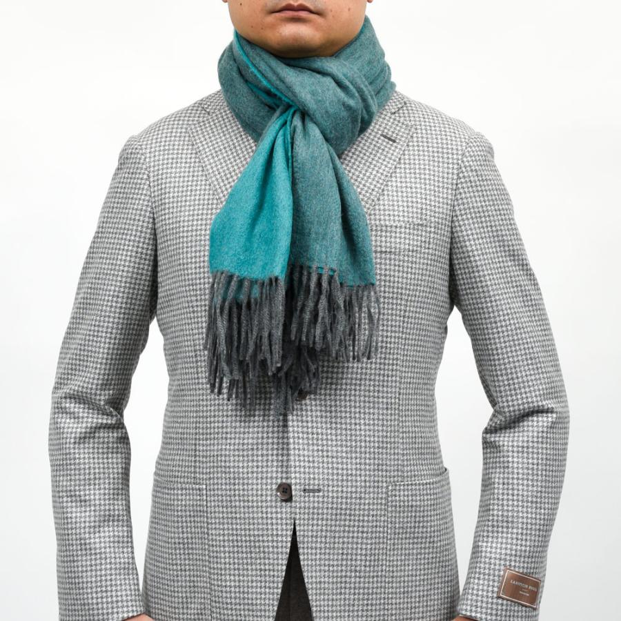 BEGG X CO（ベグ アンド コー）カシミアダブルフェイスストール / Arran Semi Reversible 18352200059の画像