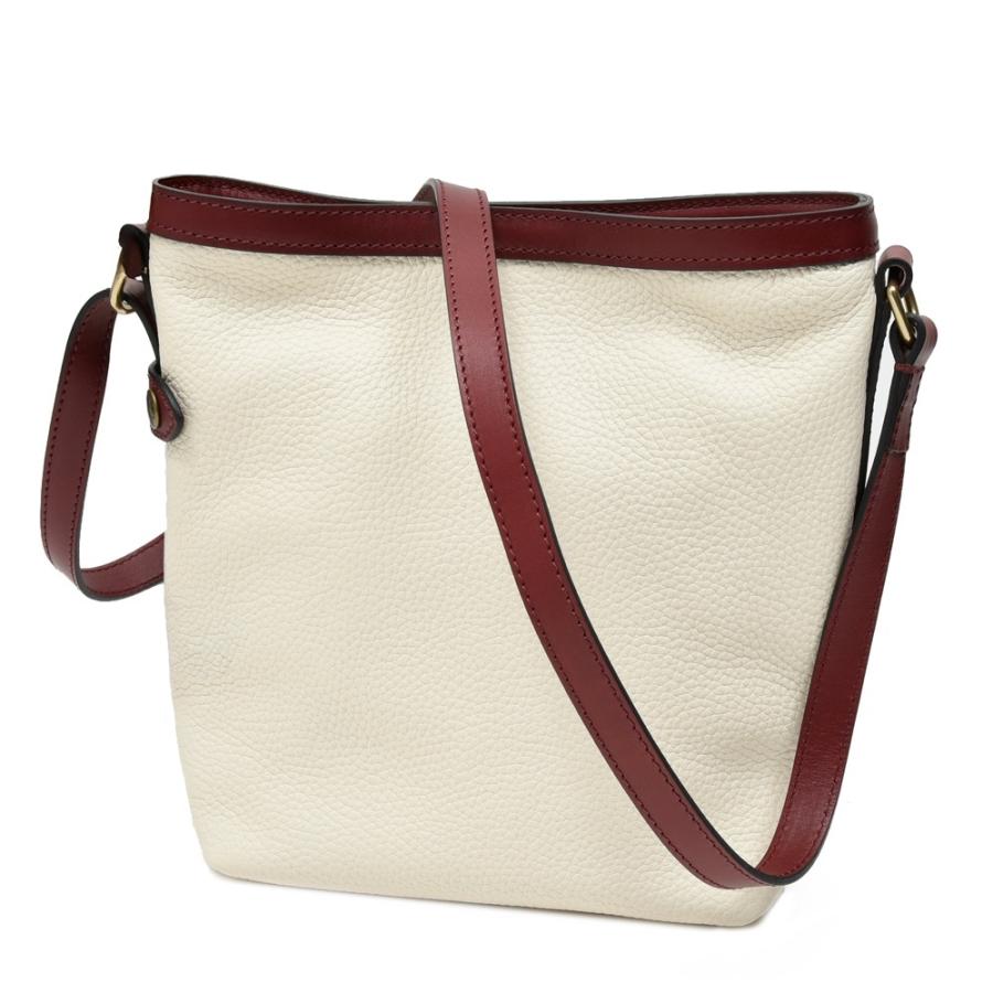 Felisi（フェリージ）Ferraresiフェラレージ シュリンクレザー×バケッタレザーミニショルダーバッグ 25/41/LD+A 18461000185の画像