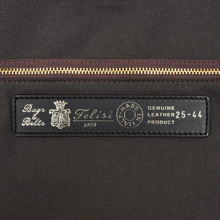 Felisi（フェリージ）Ferraresiフェラレージ シュリンクレザー×バケッタレザーショルダーバッグ 25/44/LD+A 18461001185の画像