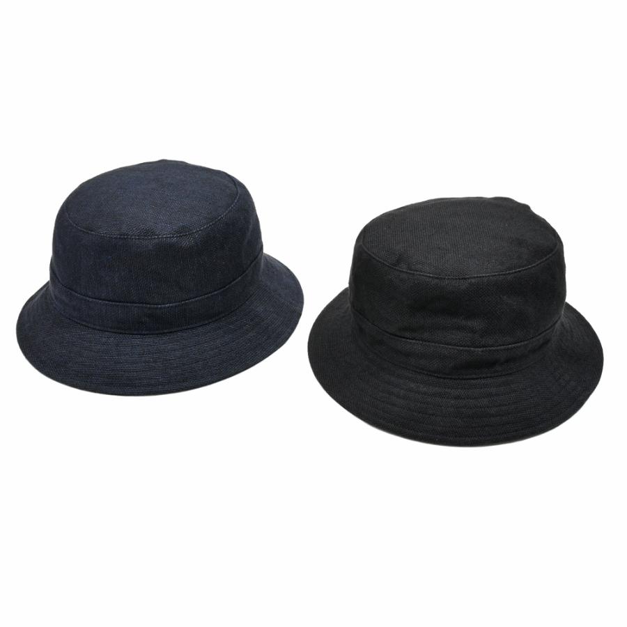 MATURE HA._MIL（マチュアーハ ミル）bucket hat linen canvas washed