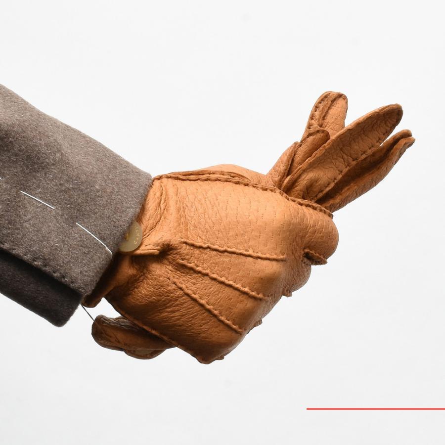 CAUSSE（コース／ガンコス）アンライニングペッカリーグローブ(ボタン