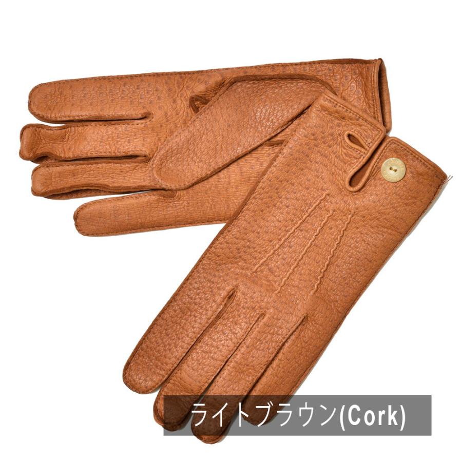 CAUSSE（コース／ガンコス）アンライニングペッカリーグローブ(ボタン