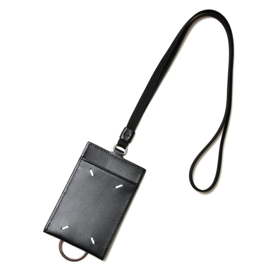 Maison Margiela（メゾン マルジェラ)カーフレザーロゴカードホルダー