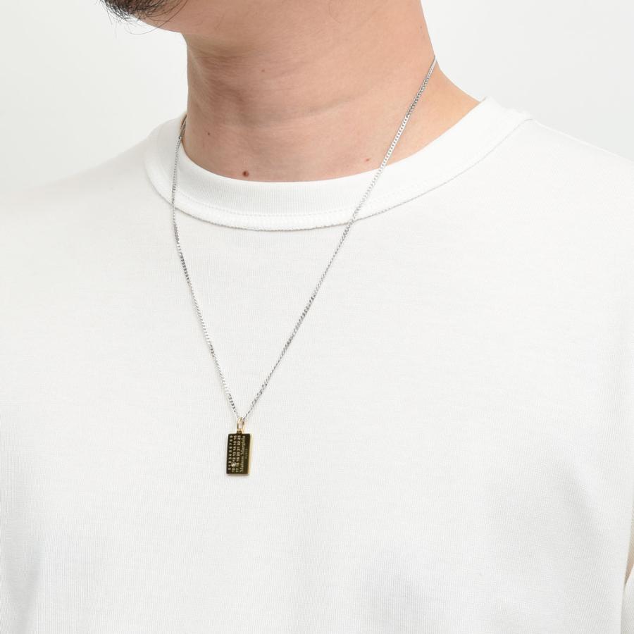 Maison Margiela（メゾン マルジェラ)ナンバリングロゴネックレス SM1UU0062P8864 19061401144の画像