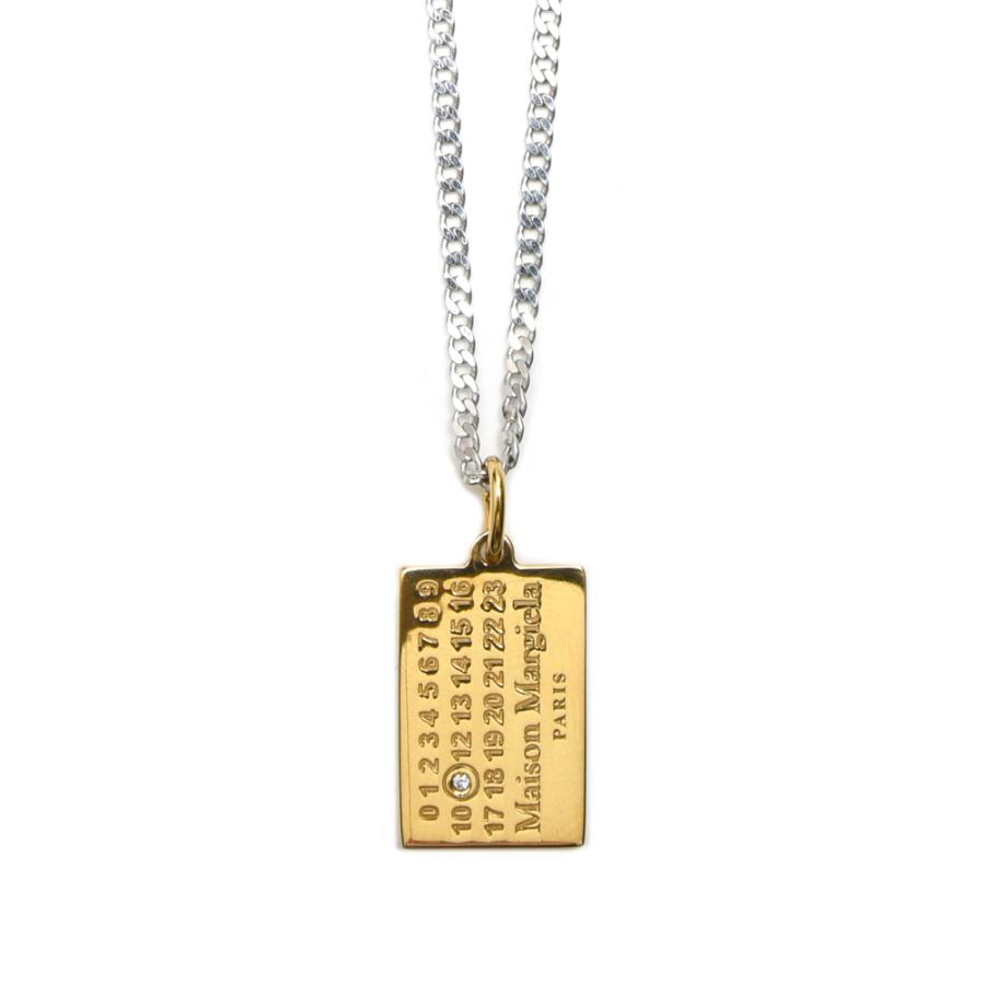 Maison Margiela（メゾン マルジェラ)ナンバリングロゴネックレス SM1UU0062P8864 19061401144の画像