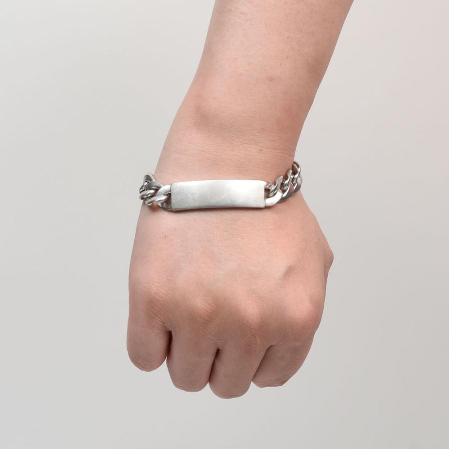 Maison Margiela（メゾン マルジェラ)シルバーマイヨンブレスレット SM2UY0024P9113 19461400144の画像
