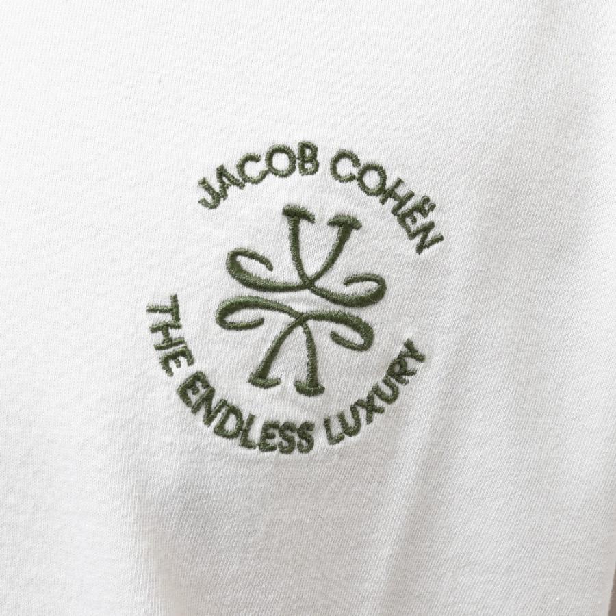 JACOB COHEN（ヤコブコーエン）ENDLESS LUXURY オーガニックコットンロゴプロントTシャツ 226-74490 52135001052｜guji｜06