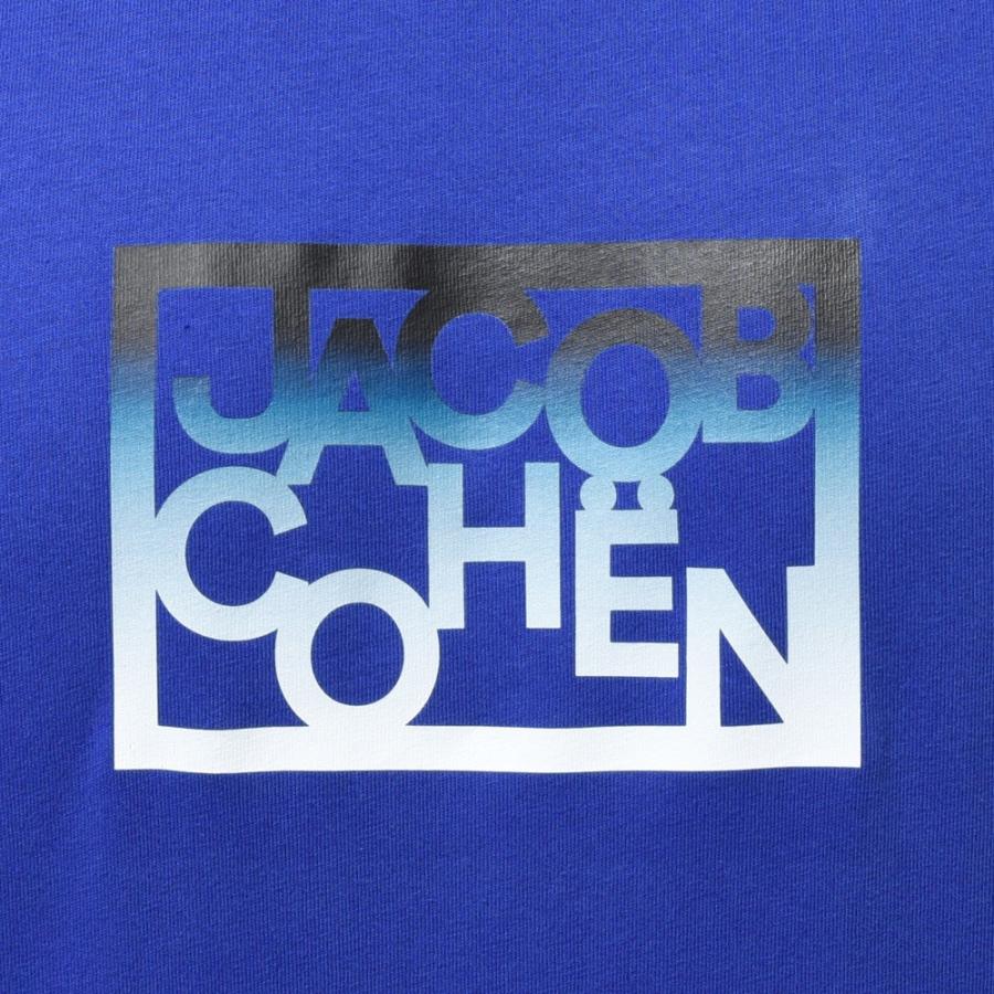 JACOB COHEN（ヤコブコーエン）コットンクルーネックS/S ロゴカットソー 226-74409 52135002052｜guji｜13