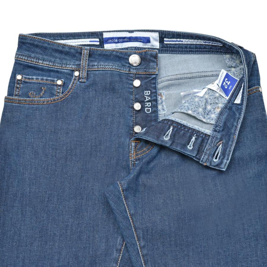 JACOB COHEN（ヤコブコーエン）BARDバード PREMIUM EDITION ウォッシュドコットンストレッチテーパードフィットデニム 226-32283 53055008052の画像
