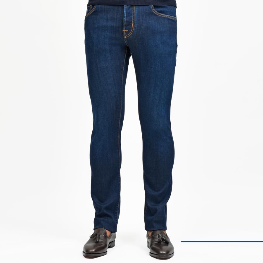 JACOB COHEN（ヤコブコーエン）NICKニック ウォッシュドレーヨンコットンストレッチスリムテーパードデニム 226-42216 53056032052の画像