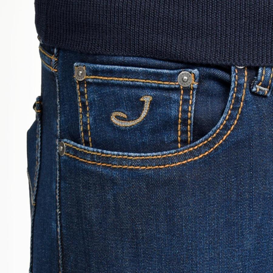 JACOB COHEN（ヤコブコーエン）NICKニック ウォッシュドレーヨンコットンストレッチスリムテーパードデニム 226-42216 53056032052の画像