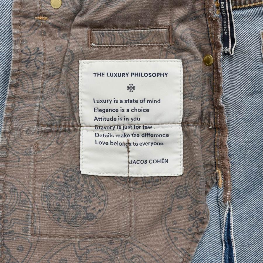 JACOB COHEN（ヤコブコーエン）BARDバード LIMITED EDITION ウォッシュドコットンストレッチスリムテーパードセルビッジデニム 226-42102 53056035052の画像