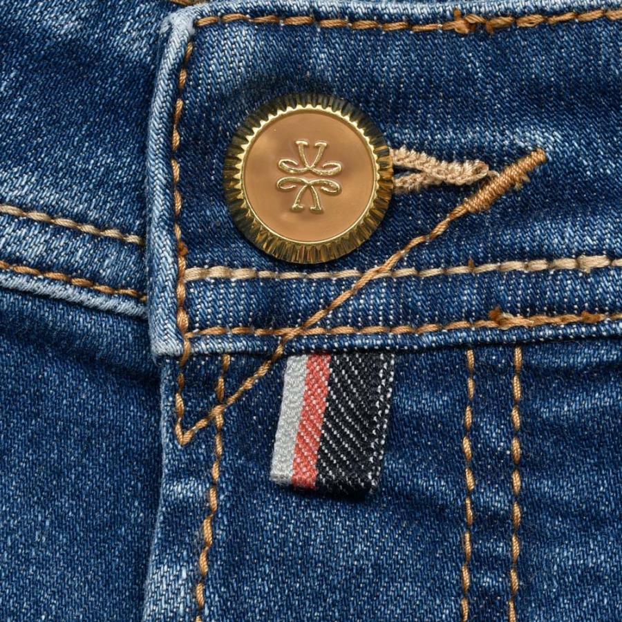 JACOB COHEN（ヤコブコーエン）BARDバード LIMITED EDITION ウォッシュドコットンストレッチスリムテーパードセルビッジデニム 226-42102 53056035052の画像