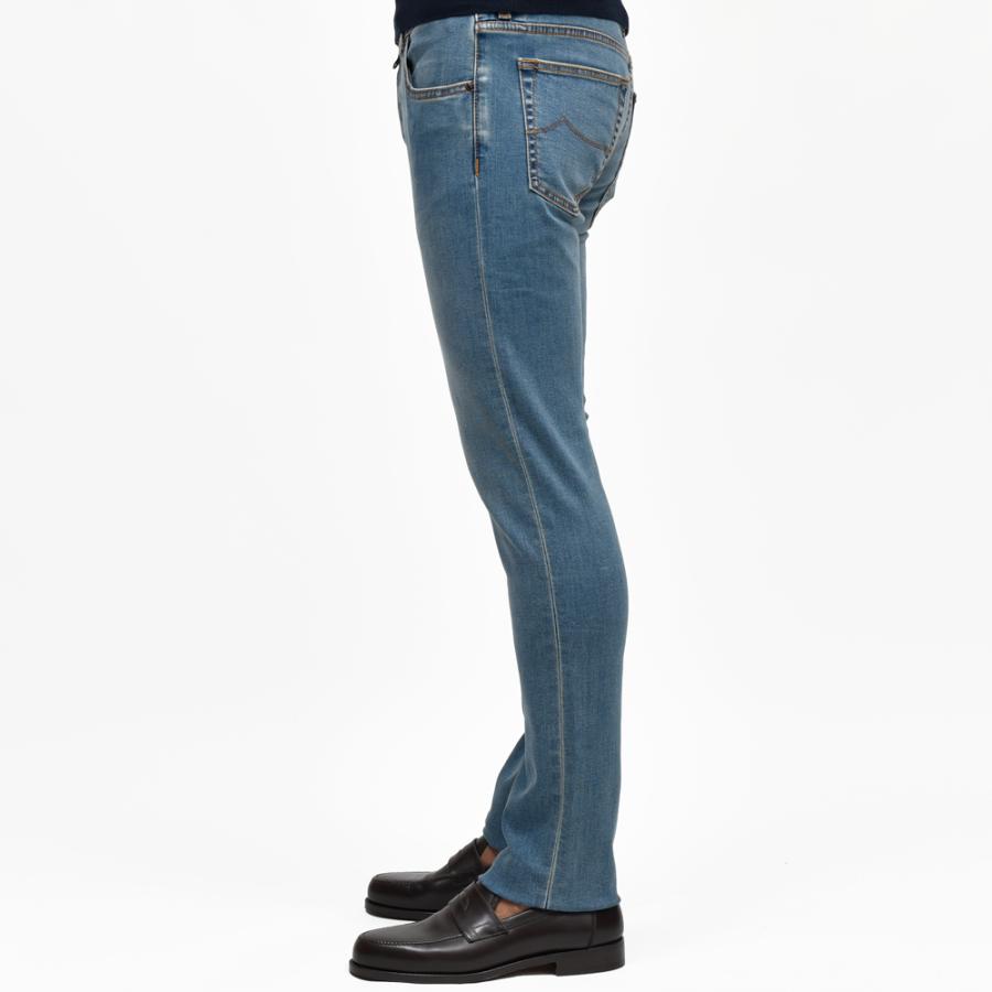 JACOB COHEN（ヤコブコーエン）NICKニック ウォッシュドコットンストレッチスリムテーパードデニム 226-42212 53056037052の画像