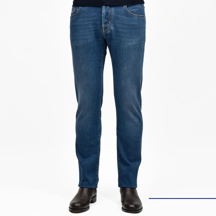 JACOB COHEN（ヤコブコーエン）NICKニック Apres-ski ウォッシュドコットンカシミヤストレッチスリムテーパードデニム 226-42509 53056045052の画像