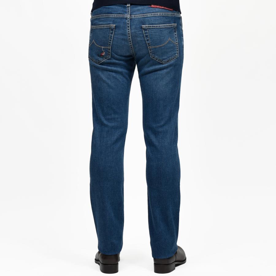 JACOB COHEN（ヤコブコーエン）NICKニック Apres-ski ウォッシュドコットンカシミヤストレッチスリムテーパードデニム 226-42509 53056045052の画像