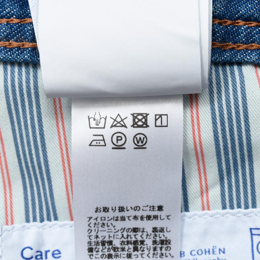 JACOB COHEN（ヤコブコーエン）SCOTTスコット ウォッシュドコットンストレッチスリムキャロットクロップドデニム 226-32126 53065007052の画像