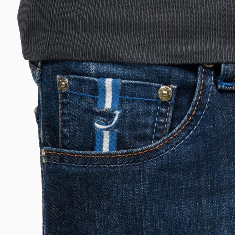 JACOB COHEN（ヤコブコーエン）NICKニック PREMIUM EDITION ウォッシュドコットンストレッチスリムテーパードデニム 226-32200 53065008052の画像
