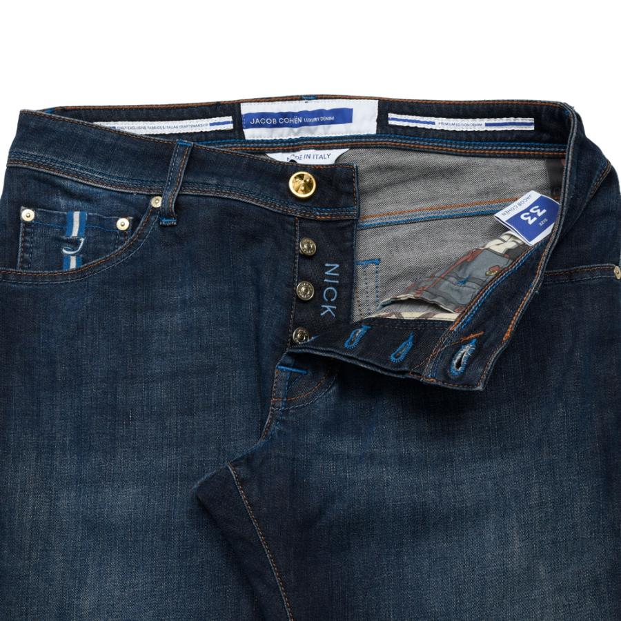 JACOB COHEN（ヤコブコーエン）NICKニック PREMIUM EDITION ウォッシュドコットンストレッチスリムテーパードデニム 226-32200 53065008052の画像