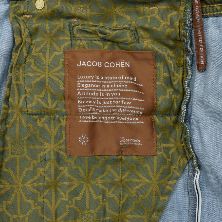 JACOB COHEN（ヤコブコーエン）BARDバード LIMITED EDITION ウォッシュドコットンストレッチスリムテーパードセルビッジデニム 226-32361 53065012052の画像