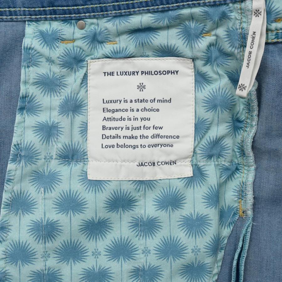 JACOB COHEN（ヤコブコーエン）BARDバード Resort Collection ウォッシュドコットンストレッチスリムテーパードデニム 226-52477 53065024052の画像